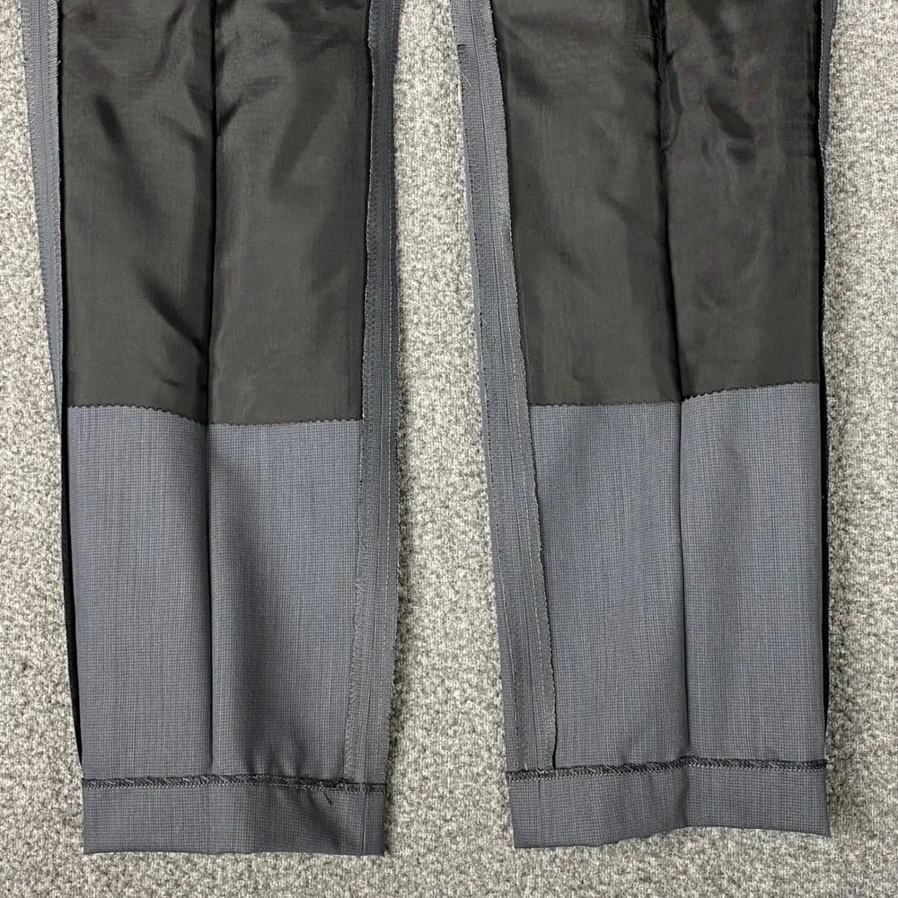Hugo Boss Dress Pants‎ 30R 31x29 HimenHM Gray Wool Silk Blend Luxury Trouser New